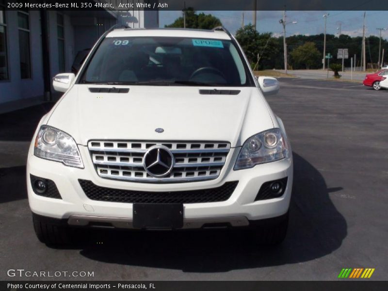 Arctic White / Ash 2009 Mercedes-Benz ML 350 4Matic