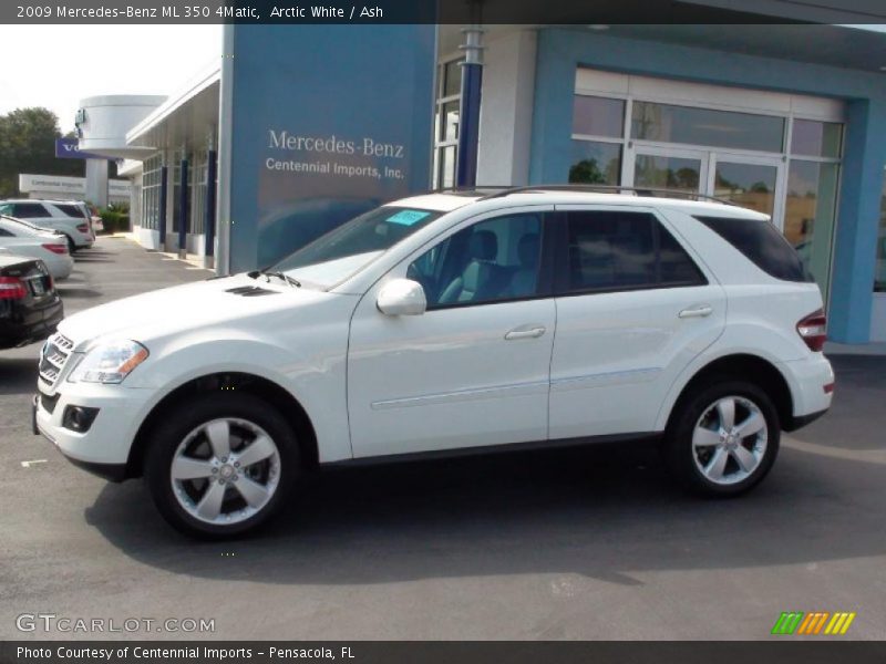 Arctic White / Ash 2009 Mercedes-Benz ML 350 4Matic