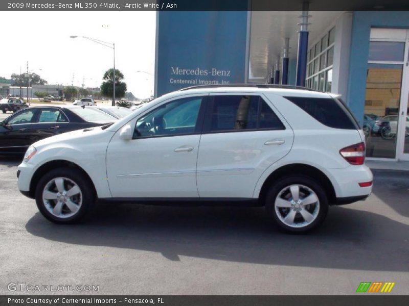 Arctic White / Ash 2009 Mercedes-Benz ML 350 4Matic
