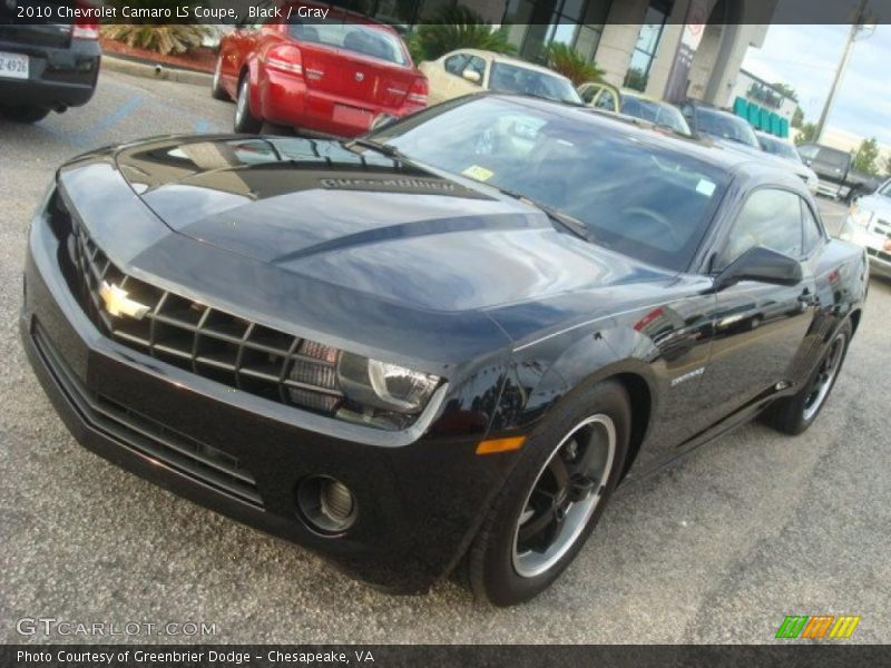 Black / Gray 2010 Chevrolet Camaro LS Coupe