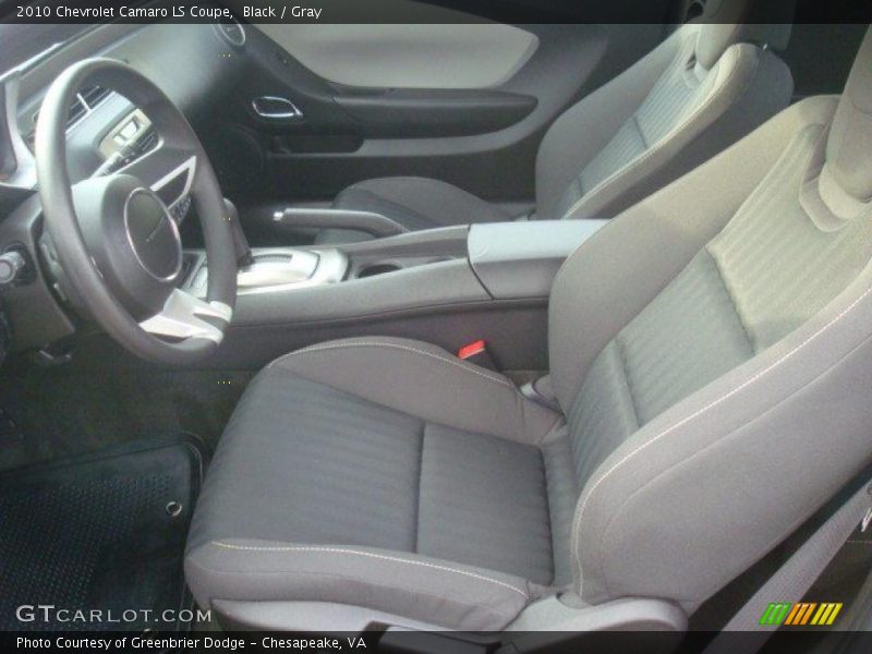 Black / Gray 2010 Chevrolet Camaro LS Coupe