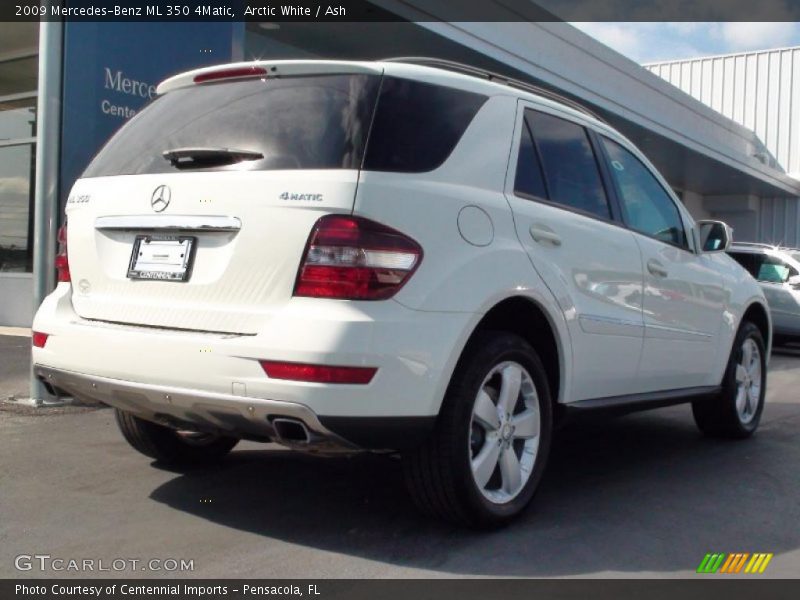 Arctic White / Ash 2009 Mercedes-Benz ML 350 4Matic