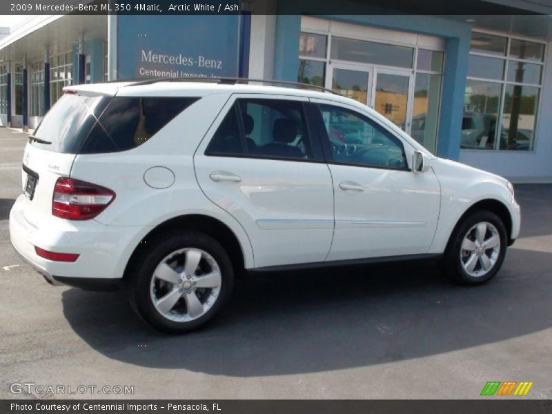 Arctic White / Ash 2009 Mercedes-Benz ML 350 4Matic