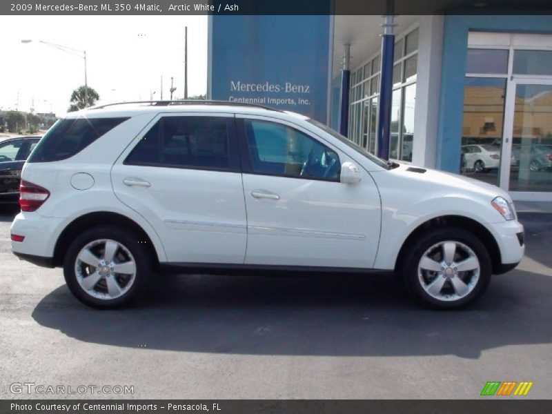 Arctic White / Ash 2009 Mercedes-Benz ML 350 4Matic
