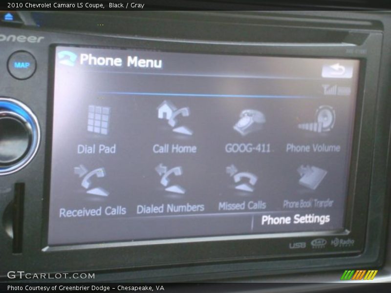 Black / Gray 2010 Chevrolet Camaro LS Coupe