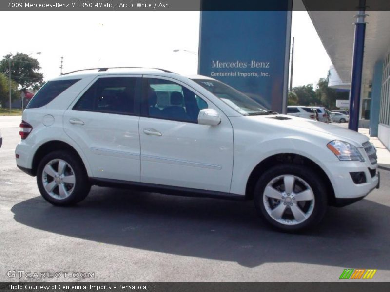 Arctic White / Ash 2009 Mercedes-Benz ML 350 4Matic