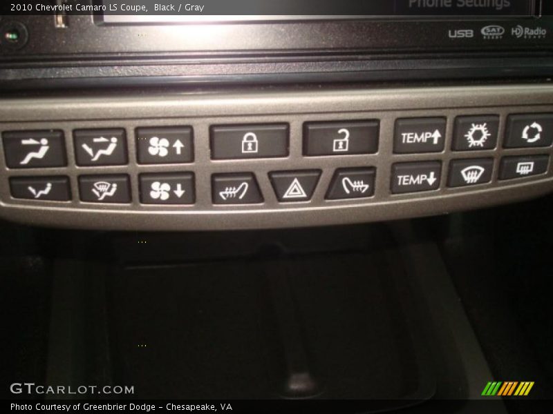 Black / Gray 2010 Chevrolet Camaro LS Coupe