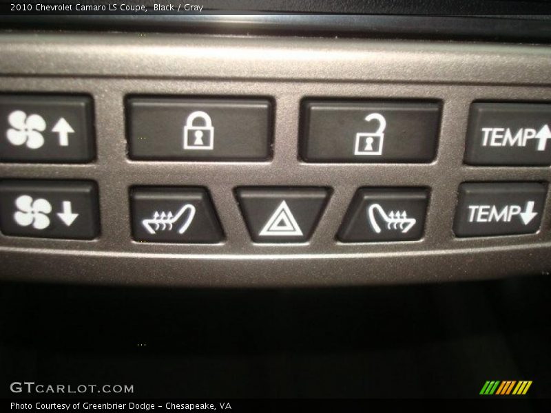 Black / Gray 2010 Chevrolet Camaro LS Coupe