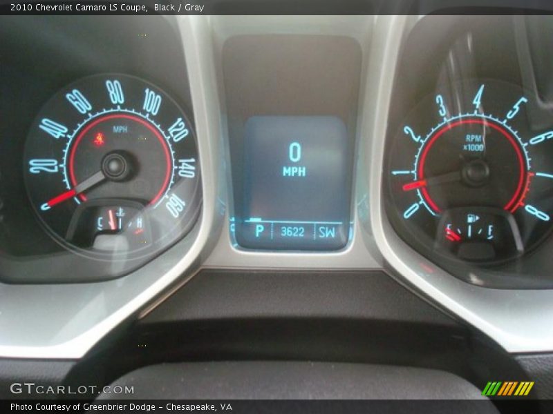 Black / Gray 2010 Chevrolet Camaro LS Coupe