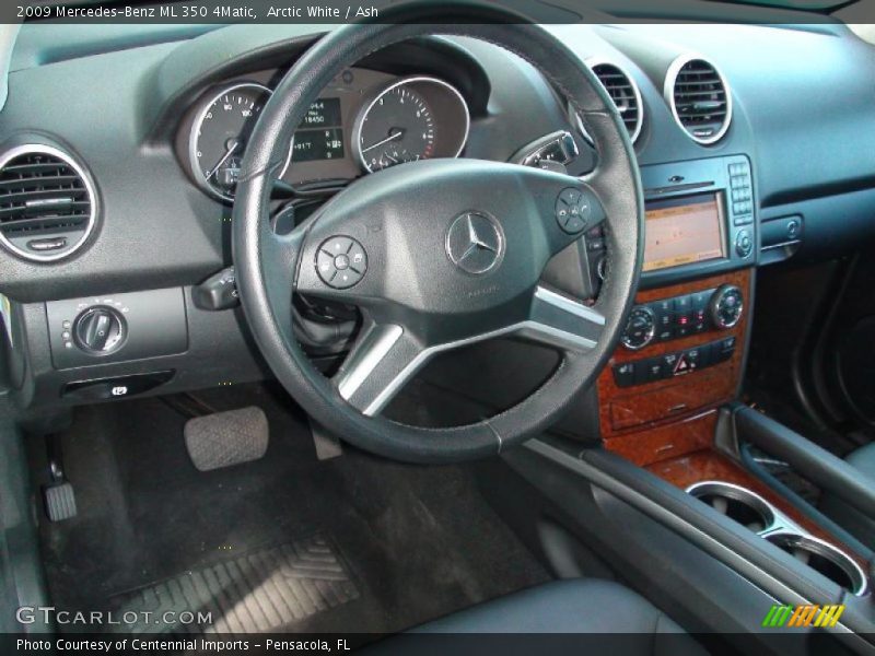 Arctic White / Ash 2009 Mercedes-Benz ML 350 4Matic
