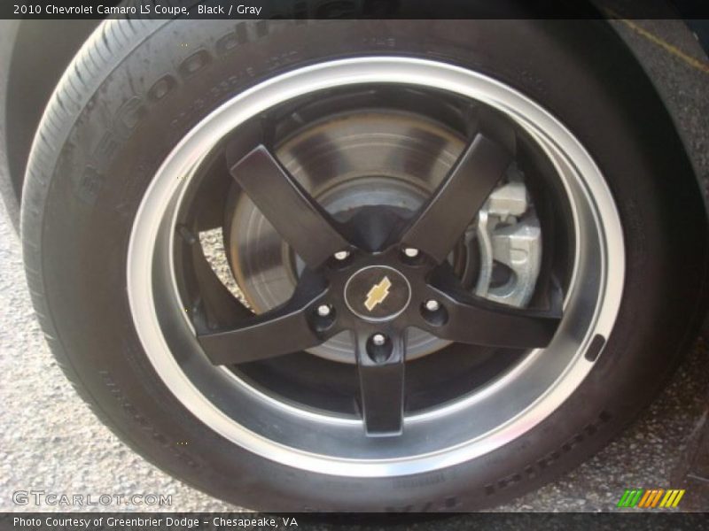 Black / Gray 2010 Chevrolet Camaro LS Coupe