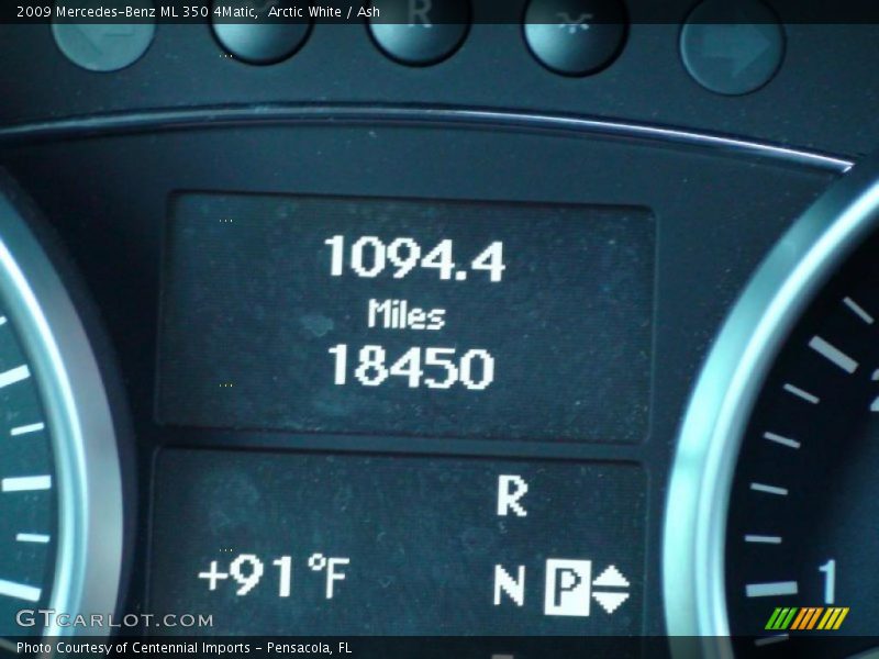 Arctic White / Ash 2009 Mercedes-Benz ML 350 4Matic