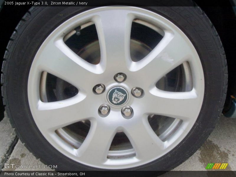 Zircon Metallic / Ivory 2005 Jaguar X-Type 3.0