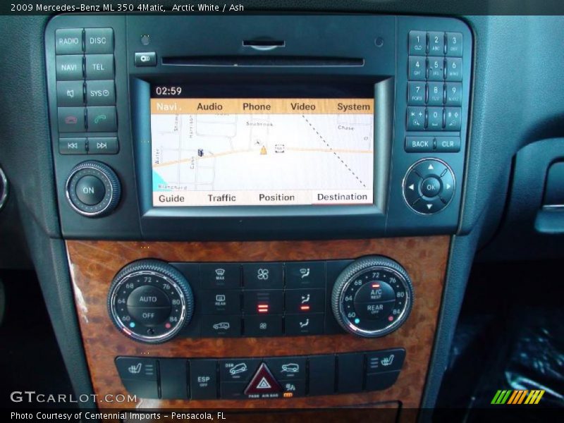 Arctic White / Ash 2009 Mercedes-Benz ML 350 4Matic