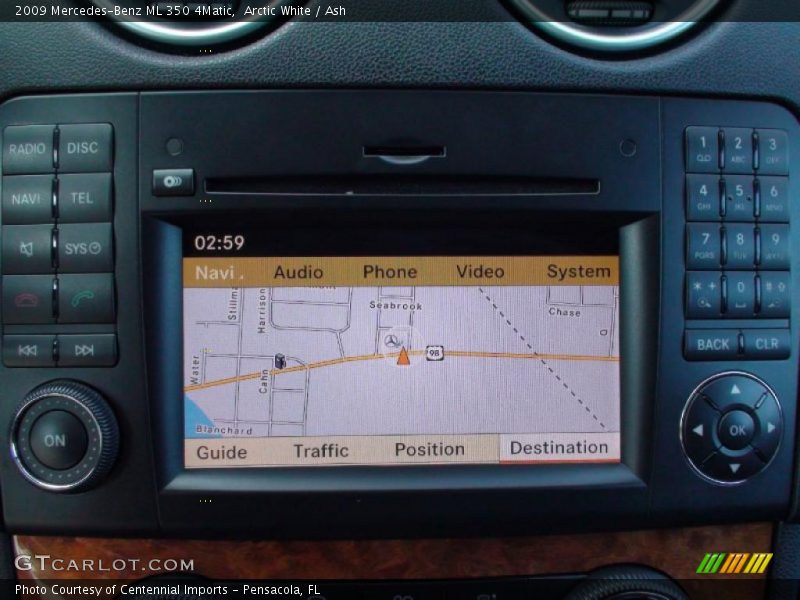 Arctic White / Ash 2009 Mercedes-Benz ML 350 4Matic