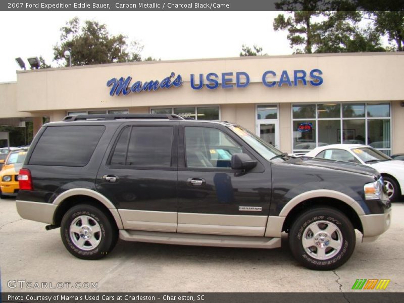 Carbon Metallic / Charcoal Black/Camel 2007 Ford Expedition Eddie Bauer