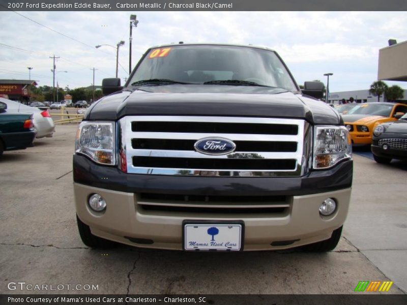 Carbon Metallic / Charcoal Black/Camel 2007 Ford Expedition Eddie Bauer