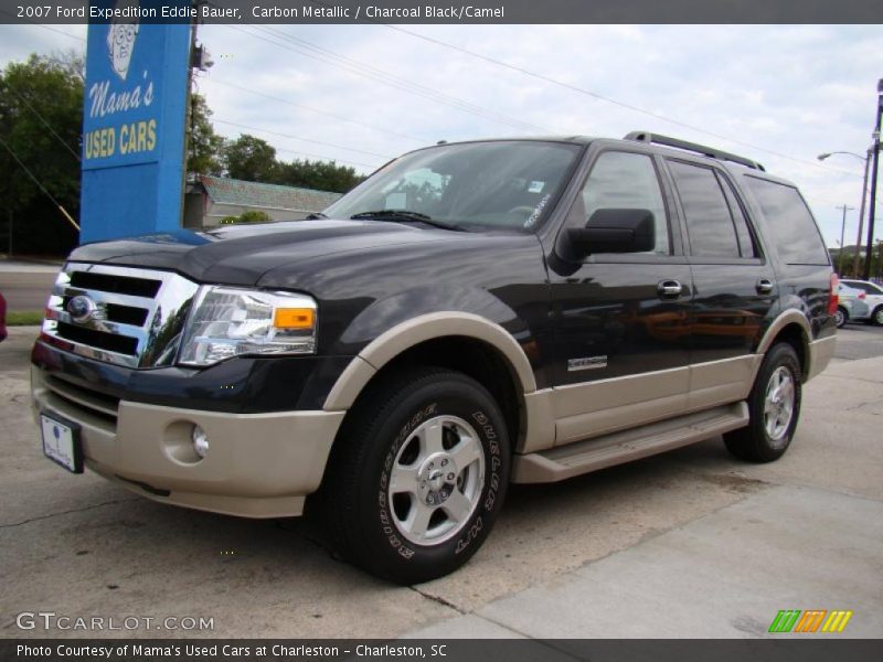 Carbon Metallic / Charcoal Black/Camel 2007 Ford Expedition Eddie Bauer