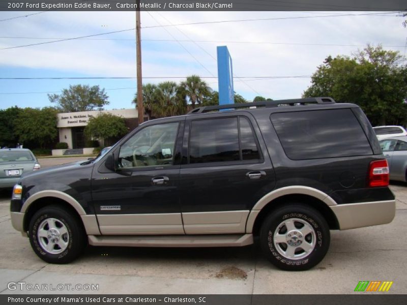 Carbon Metallic / Charcoal Black/Camel 2007 Ford Expedition Eddie Bauer