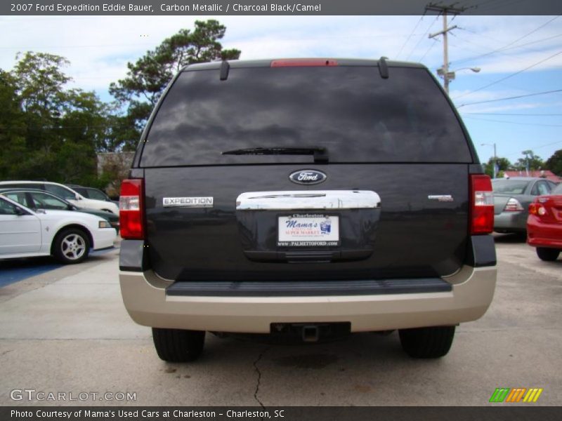 Carbon Metallic / Charcoal Black/Camel 2007 Ford Expedition Eddie Bauer