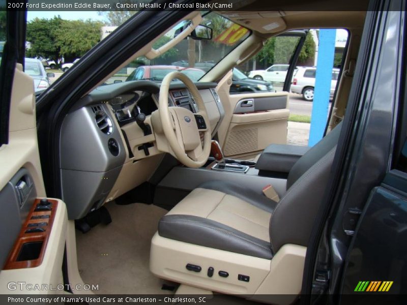 Carbon Metallic / Charcoal Black/Camel 2007 Ford Expedition Eddie Bauer