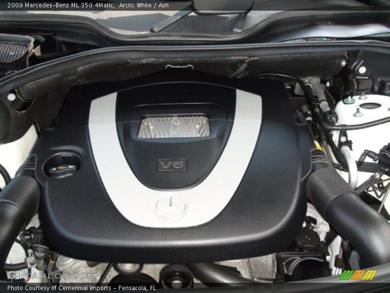 Arctic White / Ash 2009 Mercedes-Benz ML 350 4Matic