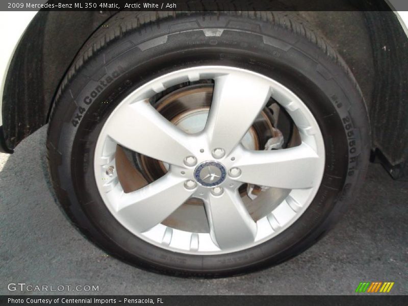 Arctic White / Ash 2009 Mercedes-Benz ML 350 4Matic