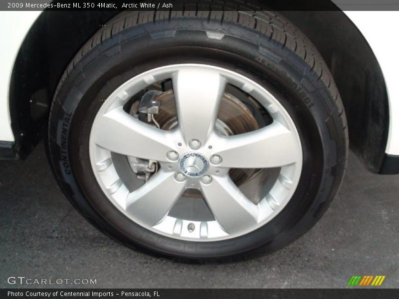 Arctic White / Ash 2009 Mercedes-Benz ML 350 4Matic
