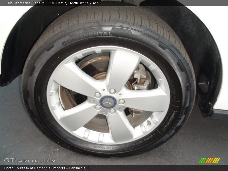 Arctic White / Ash 2009 Mercedes-Benz ML 350 4Matic