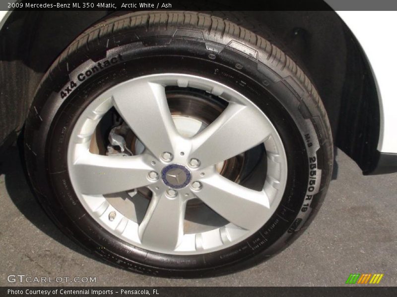 Arctic White / Ash 2009 Mercedes-Benz ML 350 4Matic