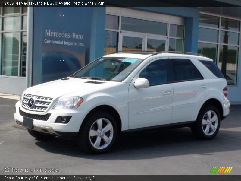 Arctic White / Ash 2009 Mercedes-Benz ML 350 4Matic
