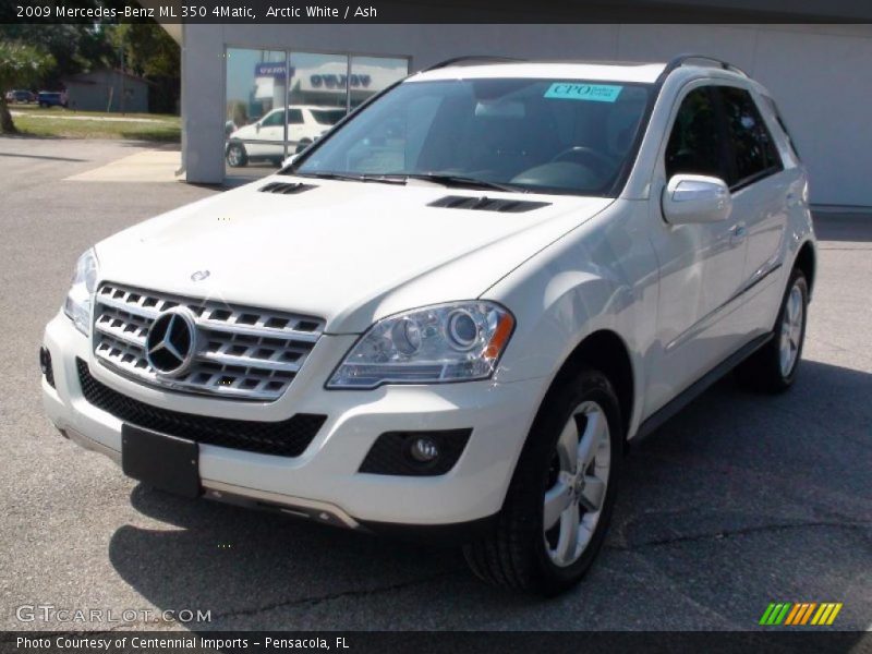 Arctic White / Ash 2009 Mercedes-Benz ML 350 4Matic