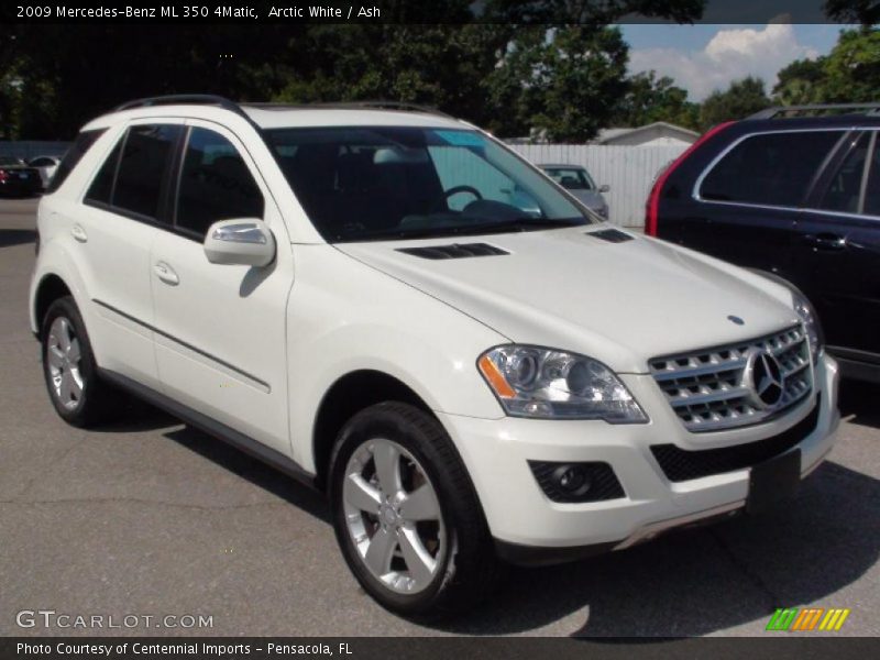 Arctic White / Ash 2009 Mercedes-Benz ML 350 4Matic