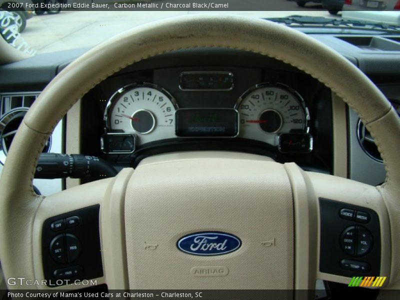 Carbon Metallic / Charcoal Black/Camel 2007 Ford Expedition Eddie Bauer