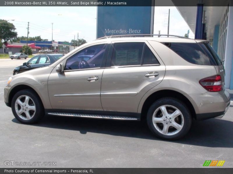 Sand Beige Metallic / Macadamia 2008 Mercedes-Benz ML 350 4Matic