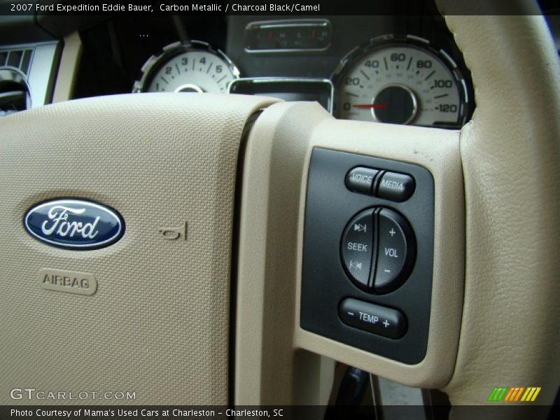 Carbon Metallic / Charcoal Black/Camel 2007 Ford Expedition Eddie Bauer