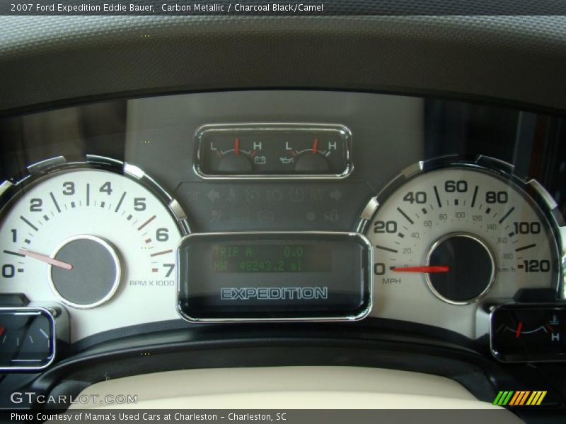 Carbon Metallic / Charcoal Black/Camel 2007 Ford Expedition Eddie Bauer