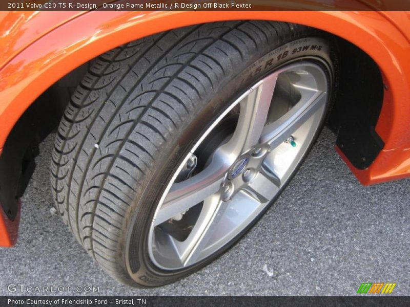 Orange Flame Metallic / R Design Off Black Flextec 2011 Volvo C30 T5 R-Design
