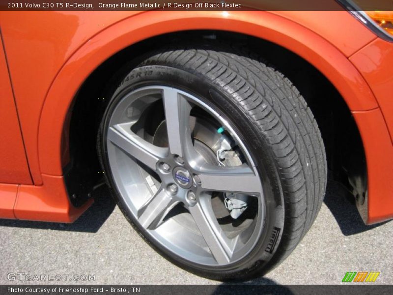 Orange Flame Metallic / R Design Off Black Flextec 2011 Volvo C30 T5 R-Design