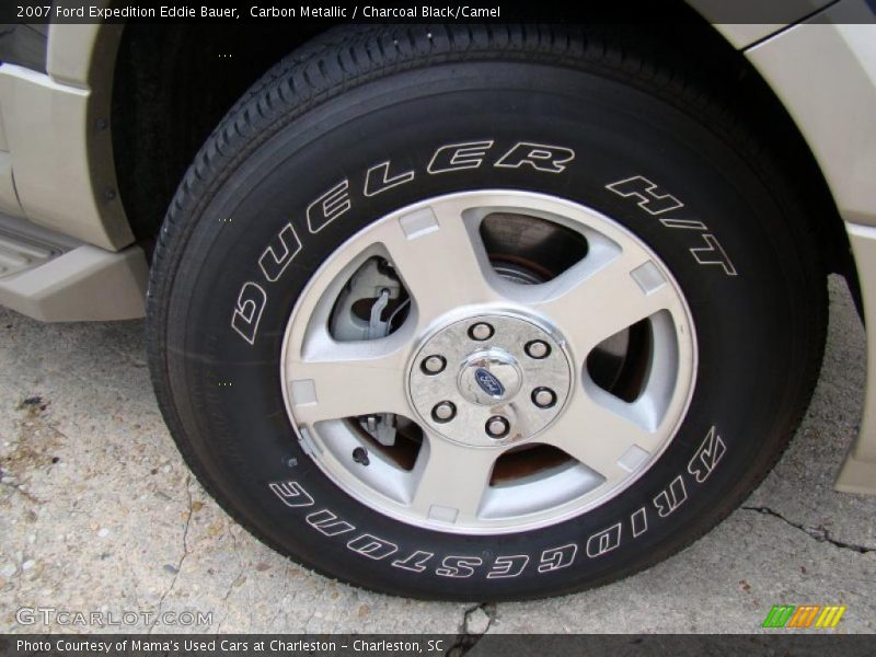 Carbon Metallic / Charcoal Black/Camel 2007 Ford Expedition Eddie Bauer