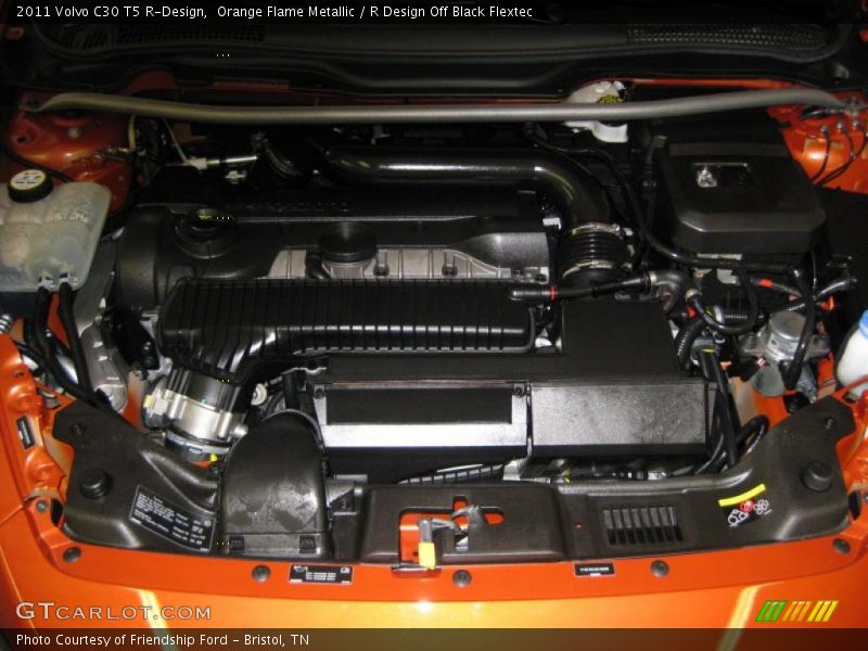 Orange Flame Metallic / R Design Off Black Flextec 2011 Volvo C30 T5 R-Design