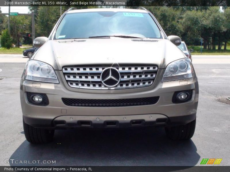 Sand Beige Metallic / Macadamia 2008 Mercedes-Benz ML 350 4Matic