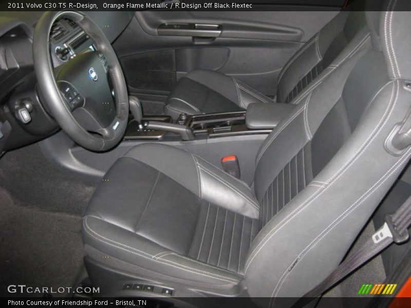 Orange Flame Metallic / R Design Off Black Flextec 2011 Volvo C30 T5 R-Design