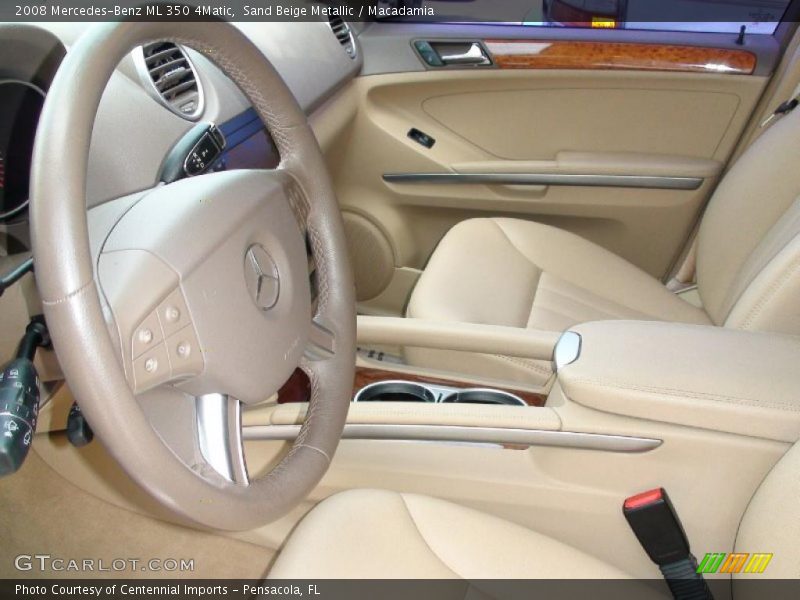 Sand Beige Metallic / Macadamia 2008 Mercedes-Benz ML 350 4Matic