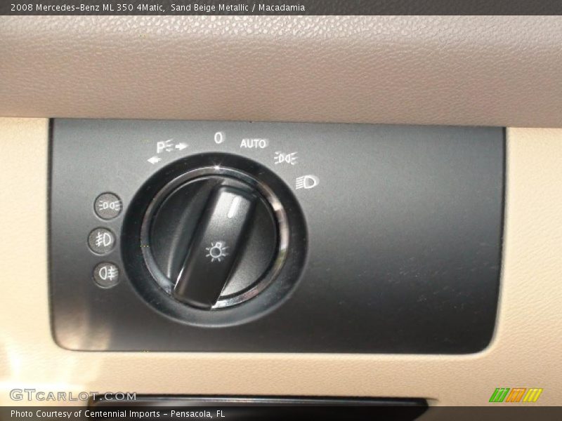 Sand Beige Metallic / Macadamia 2008 Mercedes-Benz ML 350 4Matic