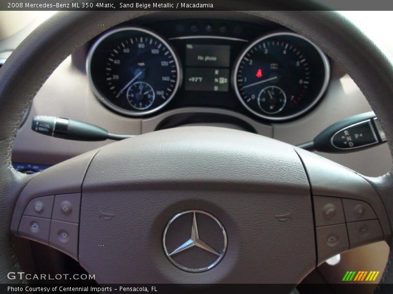 Sand Beige Metallic / Macadamia 2008 Mercedes-Benz ML 350 4Matic