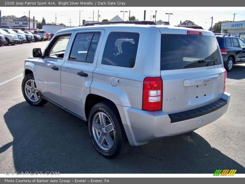 Bright Silver Metallic / Dark Slate Gray 2008 Jeep Patriot Sport 4x4