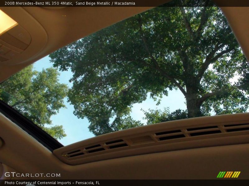 Sand Beige Metallic / Macadamia 2008 Mercedes-Benz ML 350 4Matic