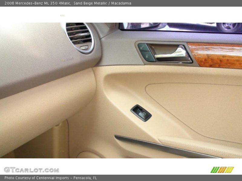 Sand Beige Metallic / Macadamia 2008 Mercedes-Benz ML 350 4Matic
