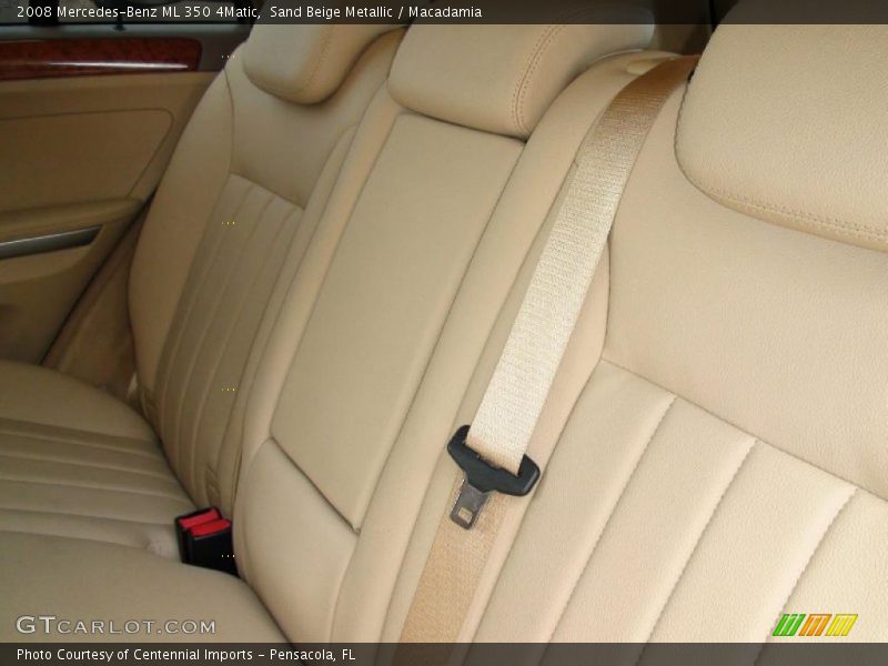 Sand Beige Metallic / Macadamia 2008 Mercedes-Benz ML 350 4Matic
